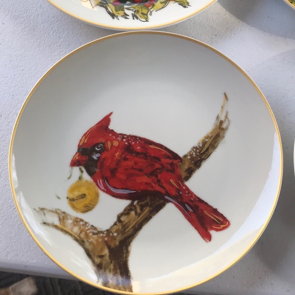 Pottery barn Holiday Forest set of 4 plates - Picture 7 of 9